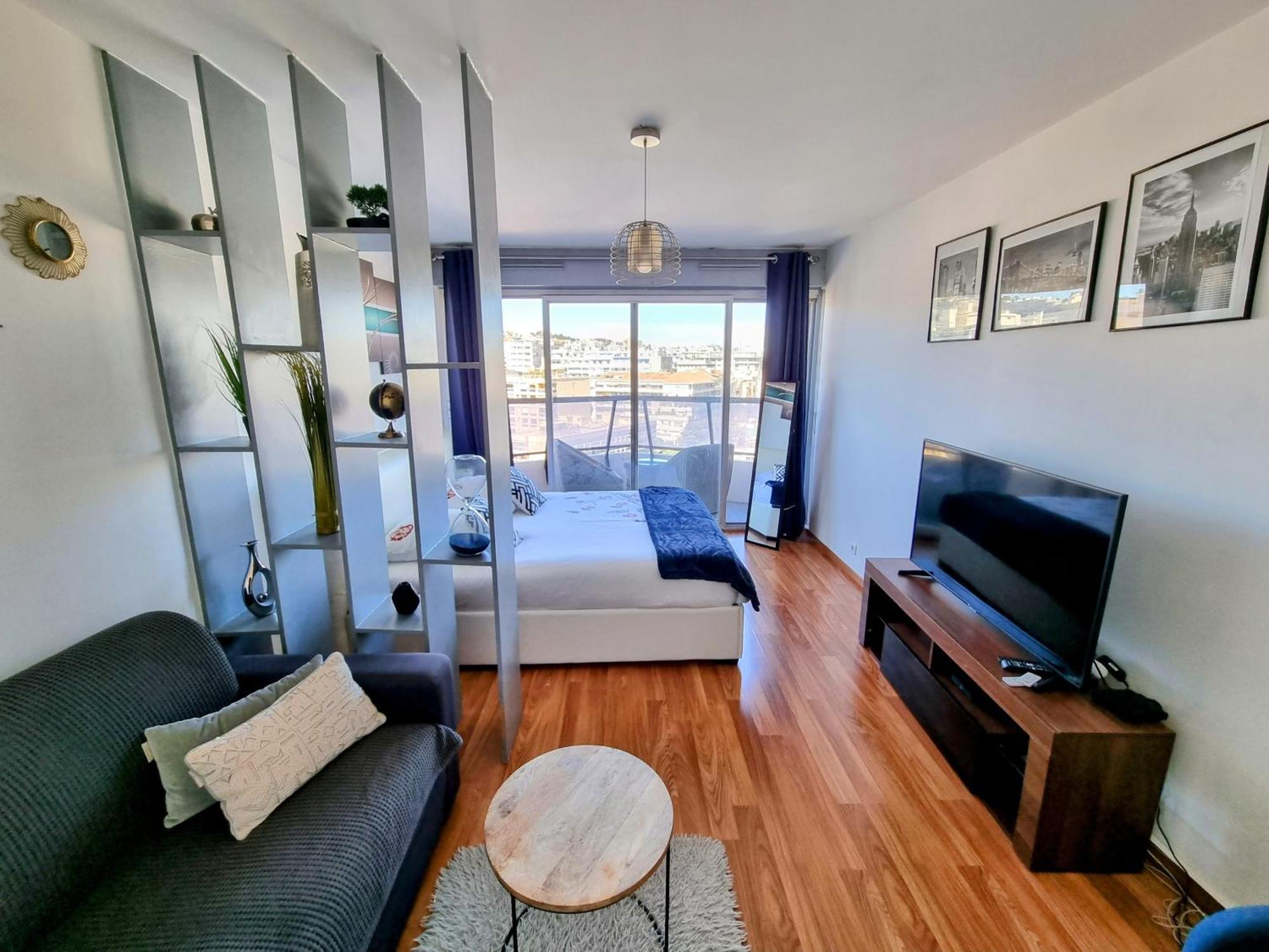 Appartement T1 Marseille Prado Chanot Plage Eksteriør bilde